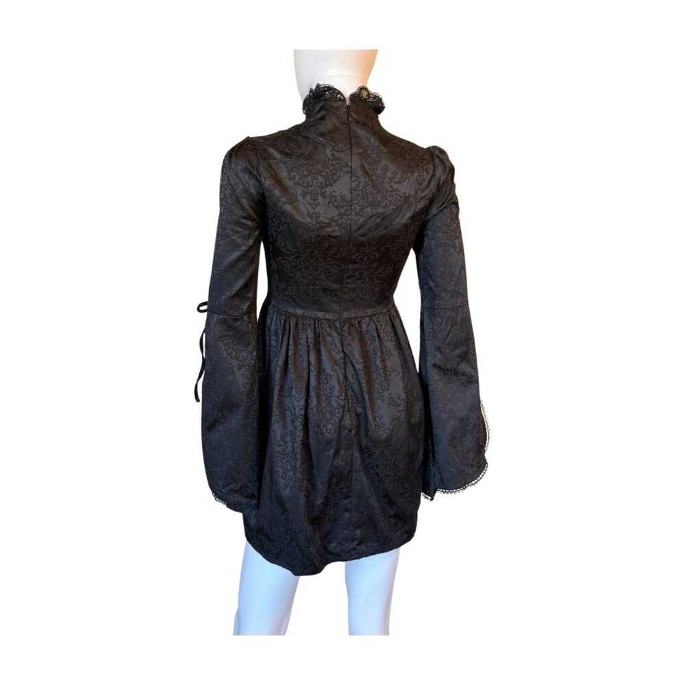 Killstar Velvet Gothic Halter Corset Skater Dress - Picture 9 of 12